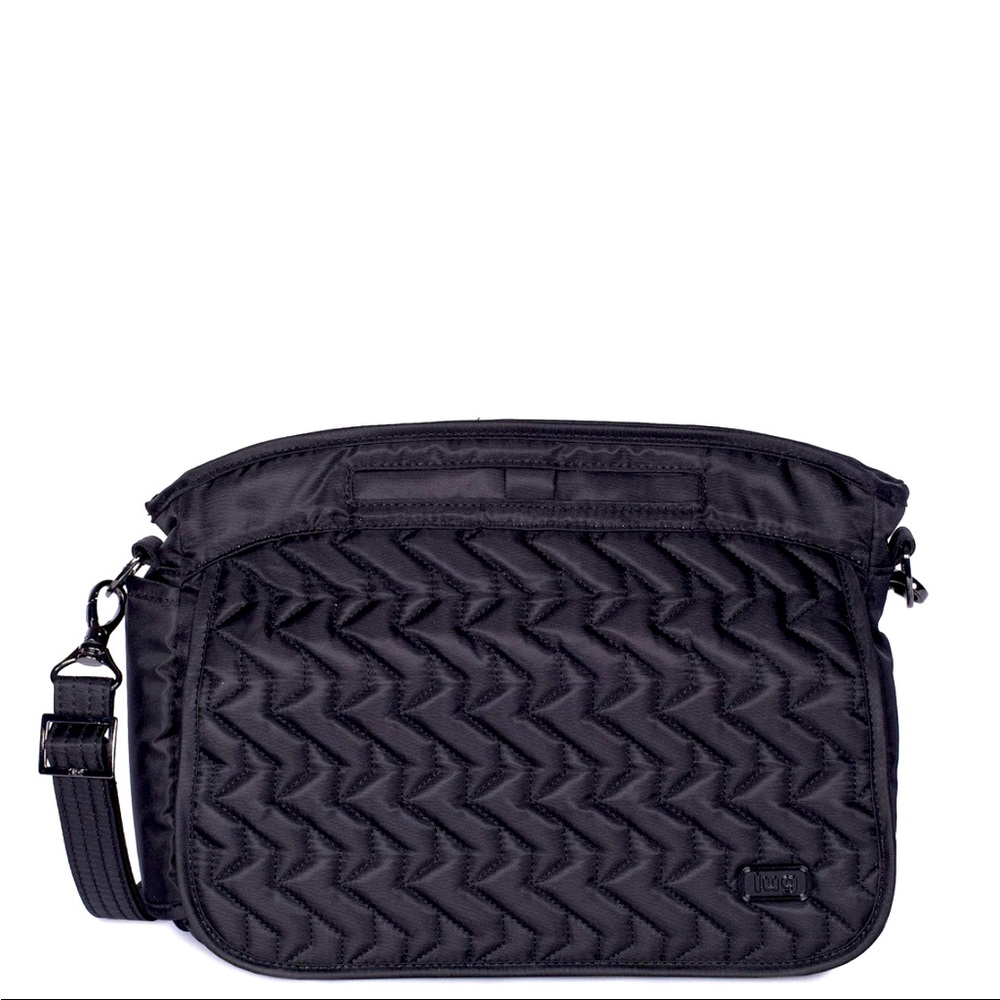 NWT: LUG WINGS SE CROSSBODY BAG -MIDNIGHT BACK & INSULATED ZIPPER POCKE…